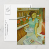 Diner Eggs Toast &Jelly Briefkaart (Voorkant / Achterkant)