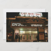 Diner en de film uitnodiging (Voorkant)