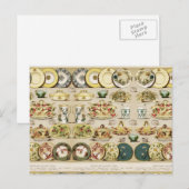 diner en dessert China Briefkaart (Voorkant / Achterkant)