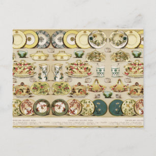  diner en dessert China Briefkaart