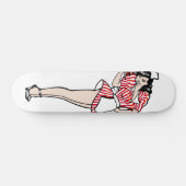 Diner Girl Skateboard (Horizontaal)