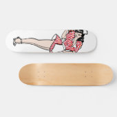Diner Girl Skateboard (Horizontaal)