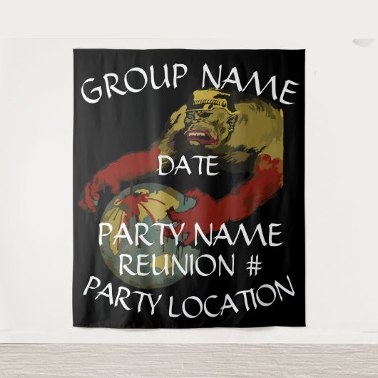 Diner Happy Hour Meisjes Jongens Avond Uit 2024 Wi Wandkleed (Voorkant)