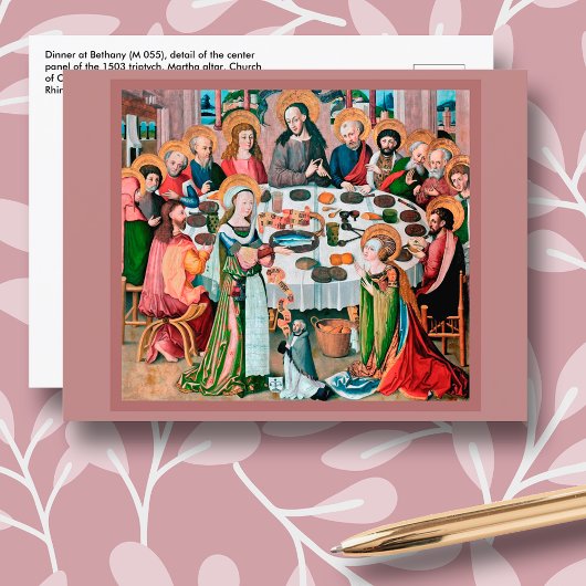 Diner in Bethanië (M 055) Briefkaart