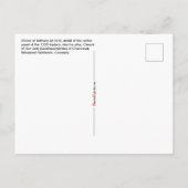 Diner in Bethanië (M 055) Briefkaart (Achterkant)