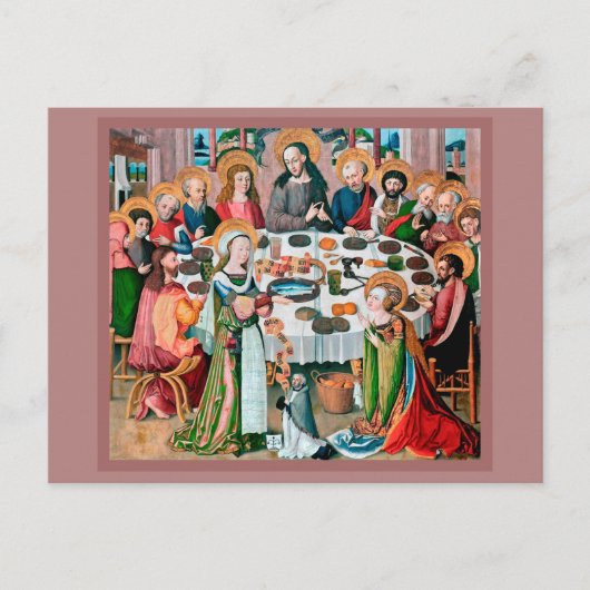 Diner in Bethanië (M 055) Briefkaart (Voorkant)