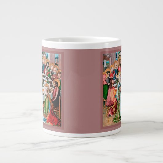 Diner in Bethanië (M 055) Grote Koffiekop (Voorkant)