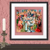 Diner in Bethanië (M 055) Poster