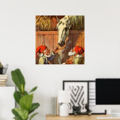 “Diner in de Stallen” door Jenny Nystrom Poster (Thuiskantoor)