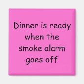 Diner is klaar magneet (Voorkant)