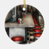 Diner - jaren '50 - De Ice Cream Parlor Keramisch Ornament (Voorkant)