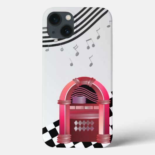 Diner Jukebox Case-Mate iPhone Case (Achterkant)