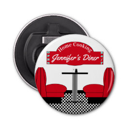 Diner Kitchen Restaurant Kitchen Grill Chef Baker Button Flesopener