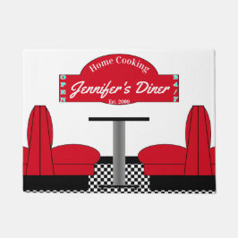 Diner Kitchen Restaurant Kitchen Grill Chef Baker Deurmat