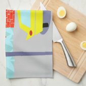 Diner Kitchen Towel uit 1950 Theedoek (Quarter Fold)