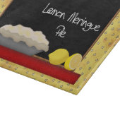 Diner Lemon Meringue Pie Glass Cutting Board Snijplank (Hoek)
