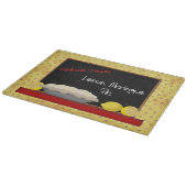 Diner Lemon Meringue Pie Glass Cutting Board Snijplank (Hoek)