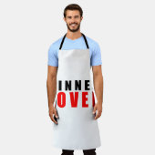 Diner liefhebber schort (Gedragen)