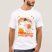 Diner Llama Autumn Tree T-shirt (Voorkant)