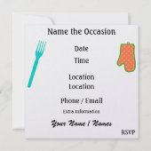 Diner / Lunch / BBQ - SRF Kaart (Achterkant)