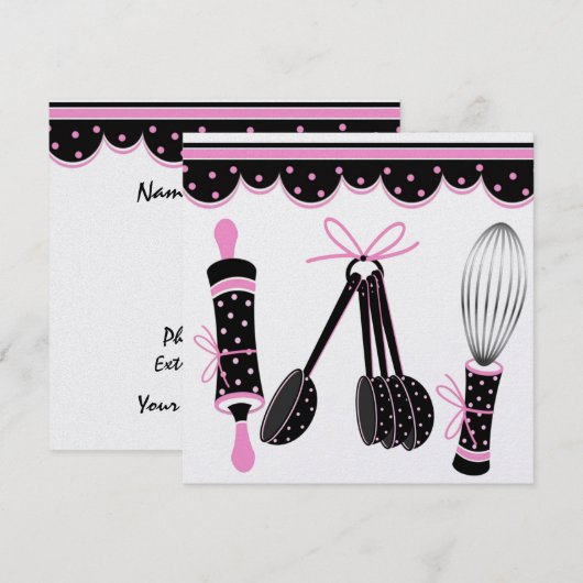 Diner / lunch - SRF Kaart (Voorkant / Achterkant)