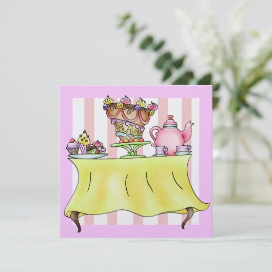 Diner / lunch / thee - SRF Kaart (Staand voorkant)