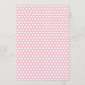 Diner Menu Eenvoudig Modern Bold Hexagon Geometris (Achterkant)