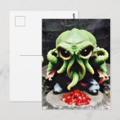 Diner met Cthulhu Briefkaart (Voorkant / Achterkant)
