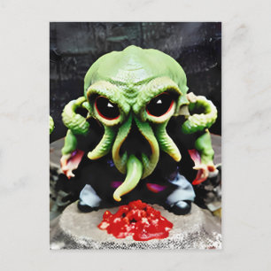 Diner met Cthulhu Briefkaart