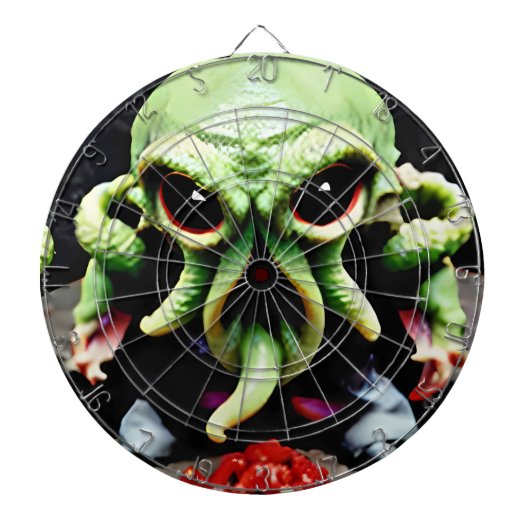 Diner met Cthulhu Dartbord (Voorkant)