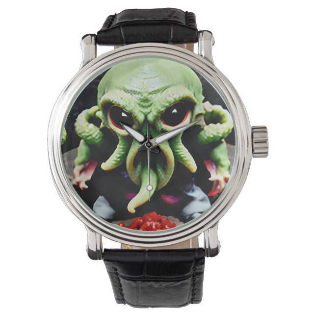 Diner met Cthulhu Horloge (Voorkant)