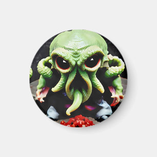 Diner met Cthulhu Magneet