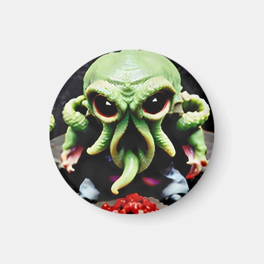 Diner met Cthulhu Magneet (Voorkant)