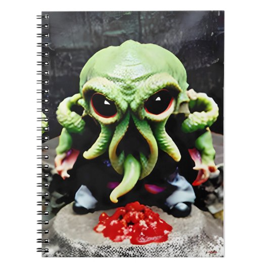 Diner met Cthulhu Notitieboek (Voorkant)