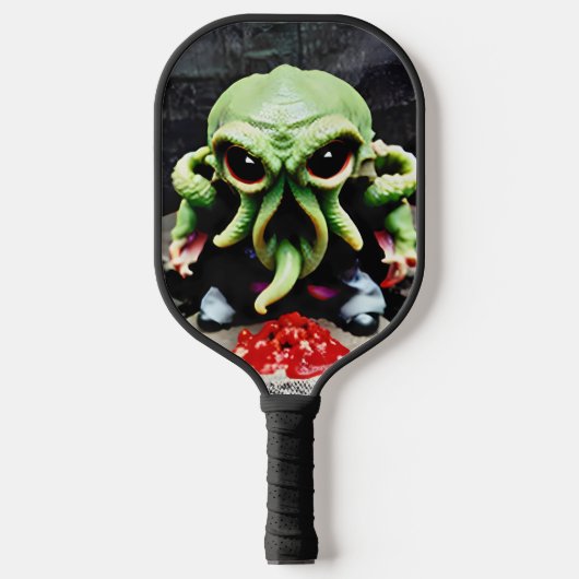 Diner met Cthulhu Pickleball Paddle (Voorkant)