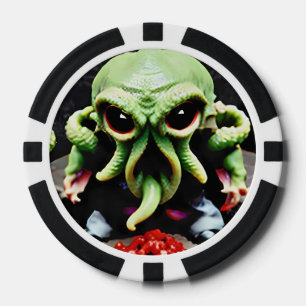 Diner met Cthulhu Poker Chips