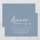 Diner met de Passen getrouwd, Wedding Elopement Pa Kaart (Voorkant / Achterkant)