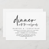 Diner met de Passen getrouwd, Wedding Elopement Pa Kaart (Voorkant / Achterkant)