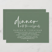 Diner met de Passen getrouwd, Wedding Elopement Pa Kaart (Voorkant / Achterkant)