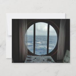 Diner met uitzicht op de oceaan briefkaart