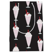 Diner Milkshakes Pattern uit 1950 Medium Cadeauzakje (Voorkant)