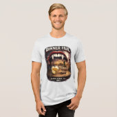 Diner Mislukt Heren Bella+Canvas Tri-Blend Shirt (Voorkant volledig)