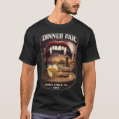 Diner Mislukt Heren Donkere T-Shirt (Voorkant)