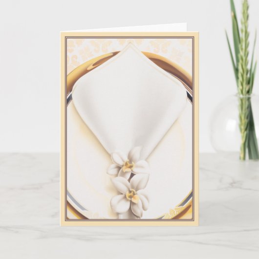 Diner om acht © kaart (Voorkant)