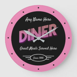 Diner om het even welke naam sinds de Retro van de Grote Klok