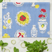 Diner op de Amalfikust Theedoek (Gevouwen)