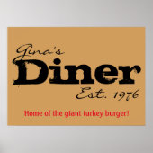  Diner Poster (Voorkant)