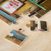 Diner - Probeer ons bord voor 25 cent 1940 Legpuzzel (Zijkant)