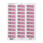 Diner Retro Jukebox Birthday Party Sock Hop Etiket (Full Sheet)