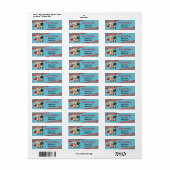 Diner Retro Jukebox Birthday Party Sock Hop Etiket (Full Sheet)